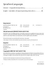 Preview for 2 page of Spohn & Burkhardt FS Series Operating Instructions Manual