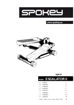 Preview for 1 page of Spokey 920887 User Manual