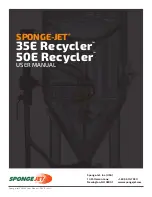 Preview for 1 page of Sponge-Jet 35E Manual