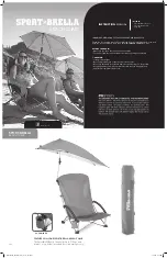 Sport-Brella BEACH CHAIR Instruction Manual preview