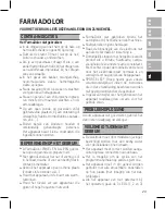 Preview for 23 page of SPORT ELEC FARMADOLOR User Manual