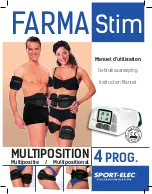 SPORT ELEC FARMASTIM Instruction Manual preview