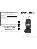 SPORT ELEC MC-18AH Manual preview