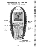 Preview for 23 page of SPORT ELEC Multisport Pro Instruction Manual