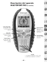 Предварительный просмотр 43 страницы SPORT ELEC Multisport Pro Instruction Manual