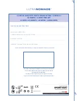 Preview for 9 page of SPORT ELEC ULTRANOMADE User Manual