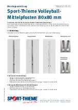 Preview for 1 page of Sport-thieme 1096907 Assembly Manual