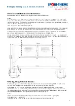 Preview for 6 page of Sport-thieme 1096907 Assembly Manual