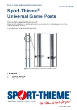 Preview for 4 page of Sport-thieme 115 6603 User Manual And Assembly Instructions