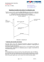 Sport-thieme 115 8029 Operating & Assembly Instructions preview