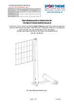 Preview for 1 page of Sport-thieme 116 3562 Operating & Assembly Instructions