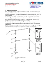 Preview for 2 page of Sport-thieme 122 4375 Operating And Assembly Instructions