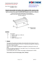 Preview for 1 page of Sport-thieme 126 8603 Operating & Assembly Instructions