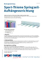 Sport-thieme 1267903 User Manual preview