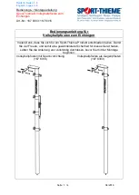 Preview for 1 page of Sport-thieme 167 8303 User Manual & Assembly Instructions