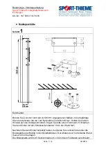 Preview for 3 page of Sport-thieme 167 8303 User Manual & Assembly Instructions