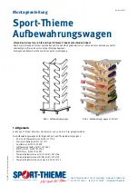 Sport-thieme 215 1801 User Manual And Assembly Instructions preview