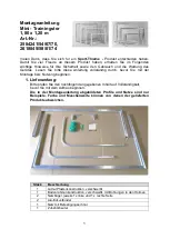 Preview for 1 page of Sport-thieme 2584241 Assembly Instruction Manual