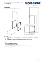 Предварительный просмотр 6 страницы Sport-thieme 273 0905 User Manual And Instructions