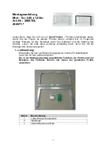 Preview for 1 page of Sport-thieme 2865704 Assembly Instruction Manual