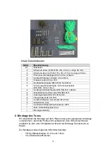 Preview for 2 page of Sport-thieme 2865704 Assembly Instruction Manual