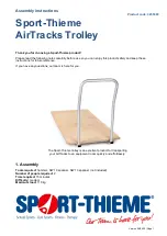 Preview for 3 page of Sport-thieme 323 1803 Assembly Instructions