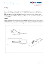 Preview for 3 page of Sport-thieme 323 5805 Instruction Manual