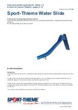 Preview for 6 page of Sport-thieme 323 5805 Instruction Manual