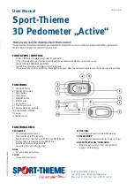 Preview for 7 page of Sport-thieme Active 291 0202 User Manual