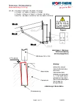 Preview for 8 page of Sport-thieme Fair Play 115 8104 Manual