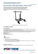 Preview for 1 page of Sport-thieme Push & Pull 329 8406 Instruction Manual