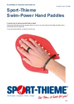 Preview for 5 page of Sport-thieme Swim-Power Hand Paddles Quick Start Manual