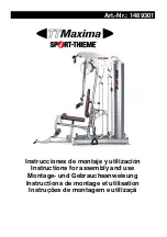 Preview for 1 page of Sport-thieme TTMaxima Instructions For Assembly And Use