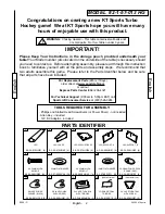 Preview for 3 page of Sportcraft 2-1-57-013 HG Assembly Instructions And Rules