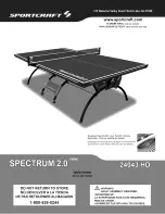 Preview for 1 page of Sportcraft 24043 HD Assembly Instructions And Rules