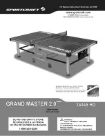 Preview for 1 page of Sportcraft 24045 HD Assembly Instructions And Rules