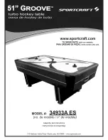 Sportcraft Groove 34933A ES User Manual preview