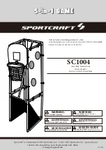 Sportcraft SC1004 Assembly Instructions Manual preview