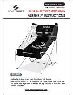 Preview for 1 page of Sportcraft SODIS-215 SERIES Assembly Instructions Manual