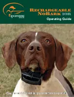 Preview for 1 page of SportDOG NoBark 10R User Manual