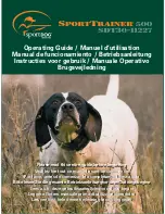 SportDOG SportTrainer 500 SDT30-11227 Operating Manual preview