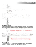 Preview for 11 page of Sportec MINI0806 User Manual