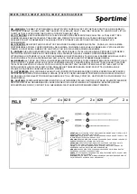 Preview for 8 page of Sportime Connect & Play 3614105 Assembly Instructions Manual