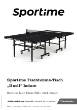 Sportime Duell Indoor Assembly Manual preview