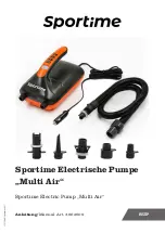 Предварительный просмотр 1 страницы Sportime Multi Air Quick Start Manual