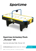 Preview for 1 page of Sportime Turnier Assembly Manual