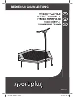 Sportplus FITNESS TRAMPOLINE Instruction Manual предпросмотр