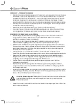 Предварительный просмотр 25 страницы Sportplus SP-AT-100 Operating Instructions Manual