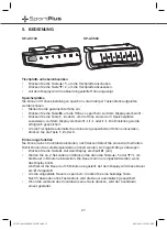 Предварительный просмотр 27 страницы Sportplus SP-AT-100 Operating Instructions Manual