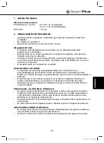 Предварительный просмотр 66 страницы Sportplus SP-BS-100 User Manual